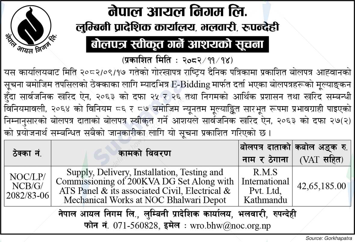 Nepal Oil Corporation Limited