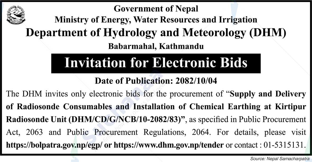 Department of Hydrology and Meteorology (DHM), Babarmahal, Kathmandu