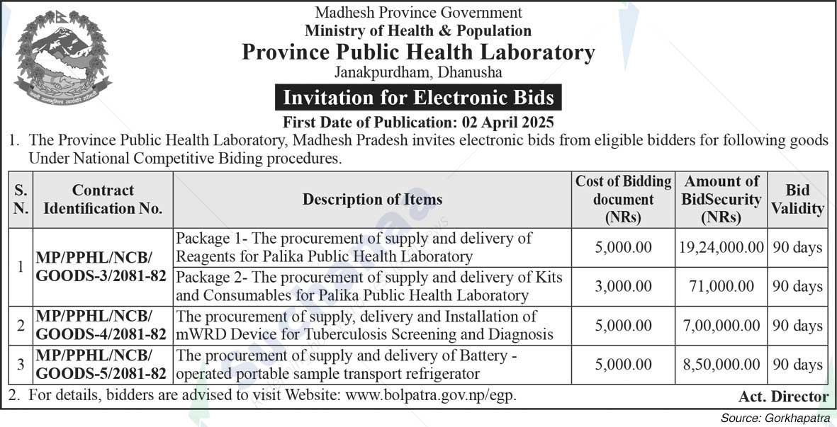Province Public Health Laboratory