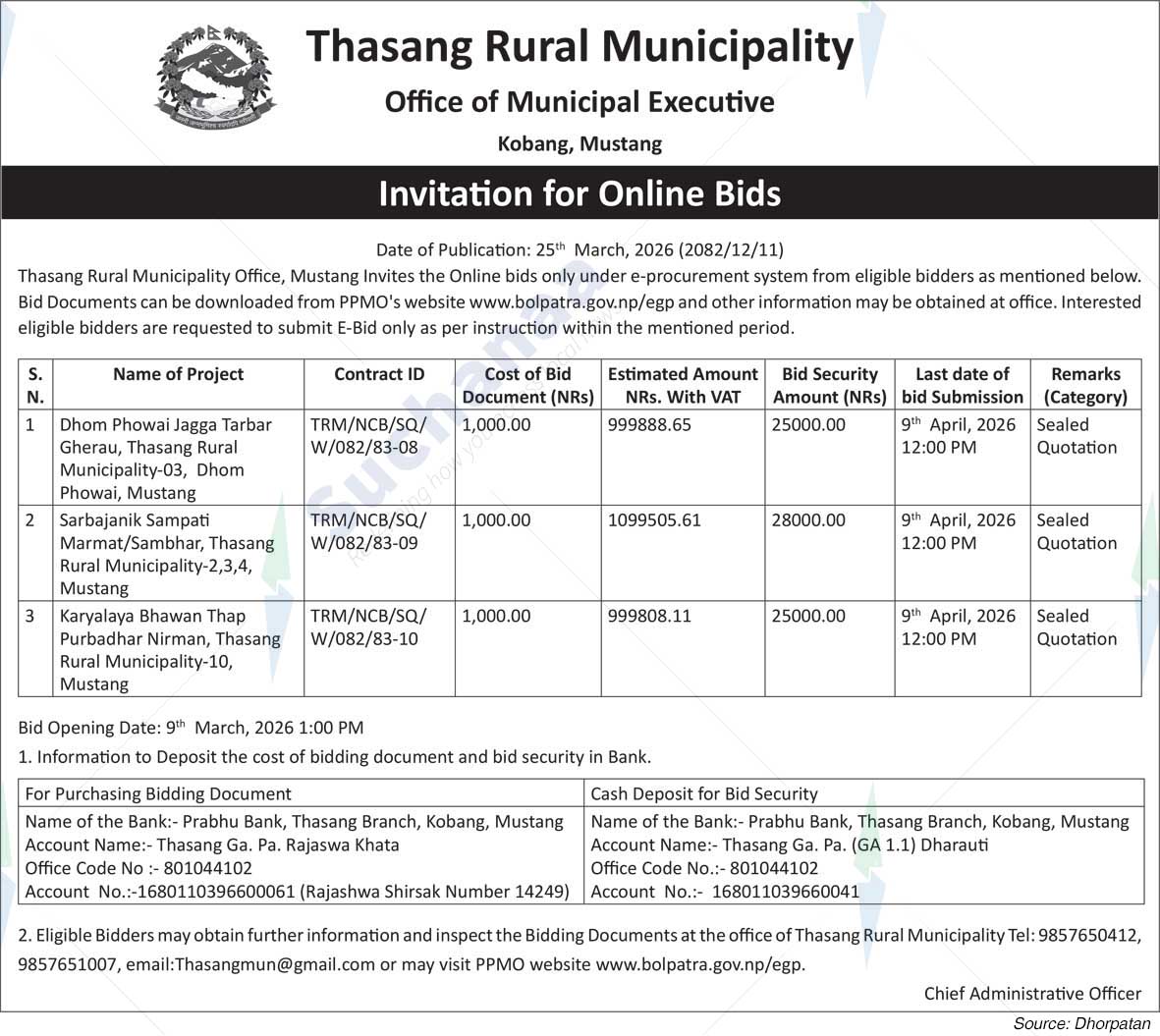 Thasang Rural Municipality