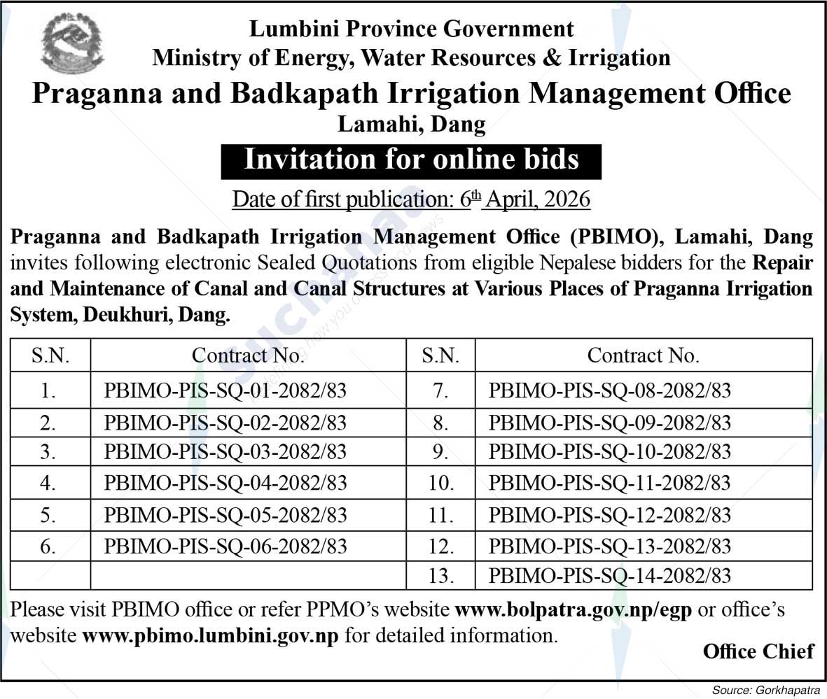 Praganna and Badkapath Irrigation Management Office, Dang