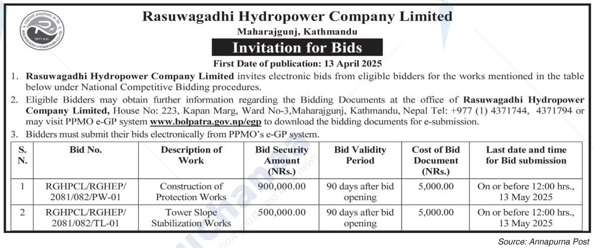 Rasuwagadhi Hydropower Company Limited