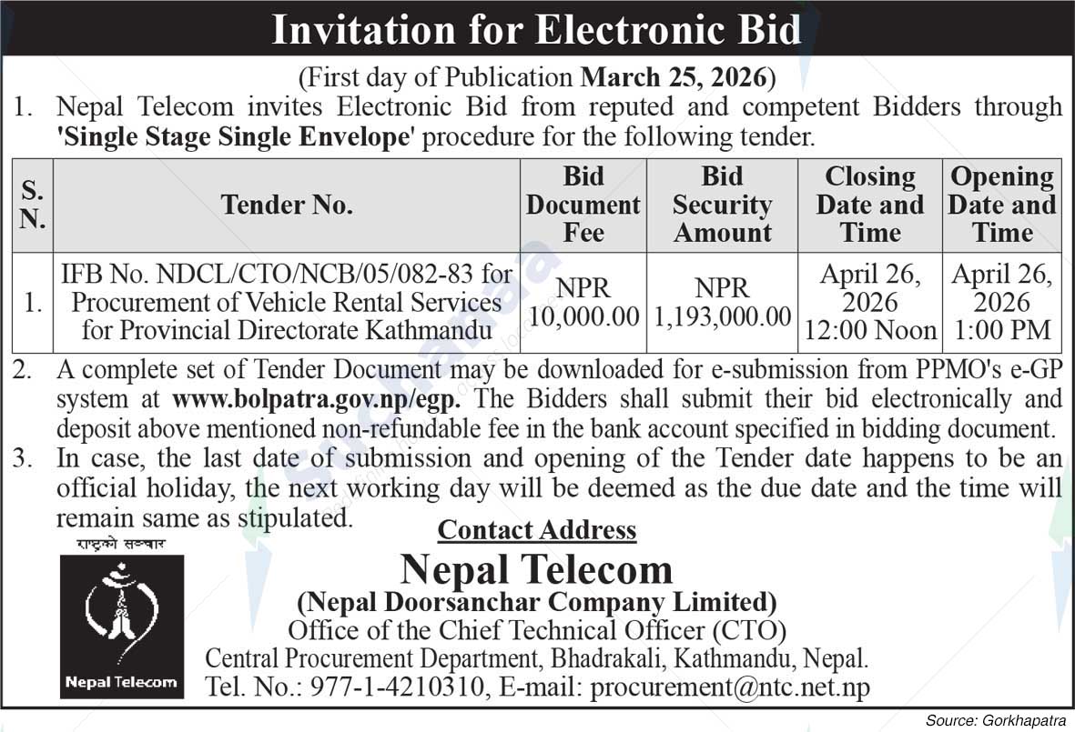 Nepal Doorsanchar Company Limited (NTC)