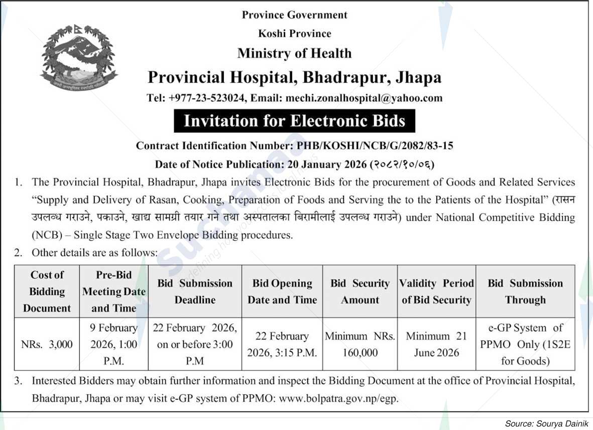 Provincial Hospital, Bhadrapur