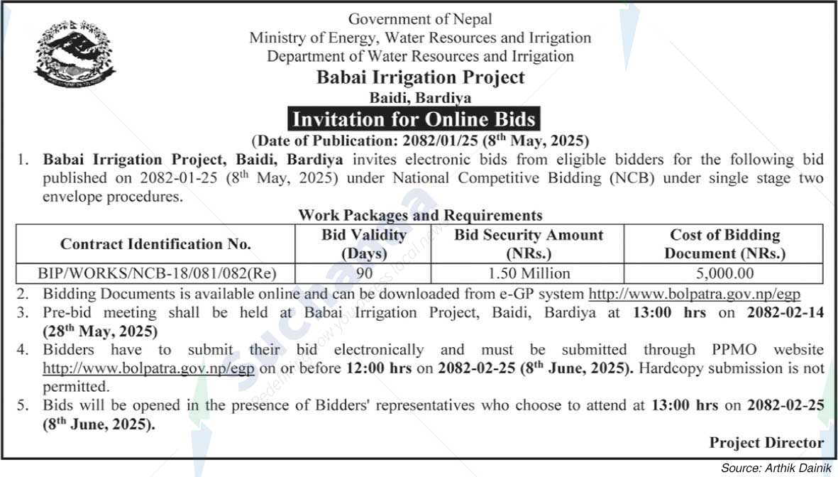 Babai Irrigation Project