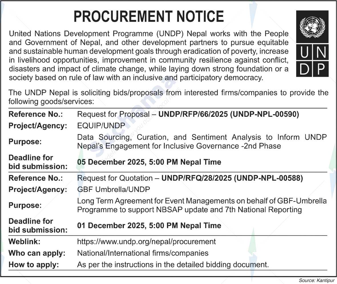 United Nations Development Programme (UNDP)