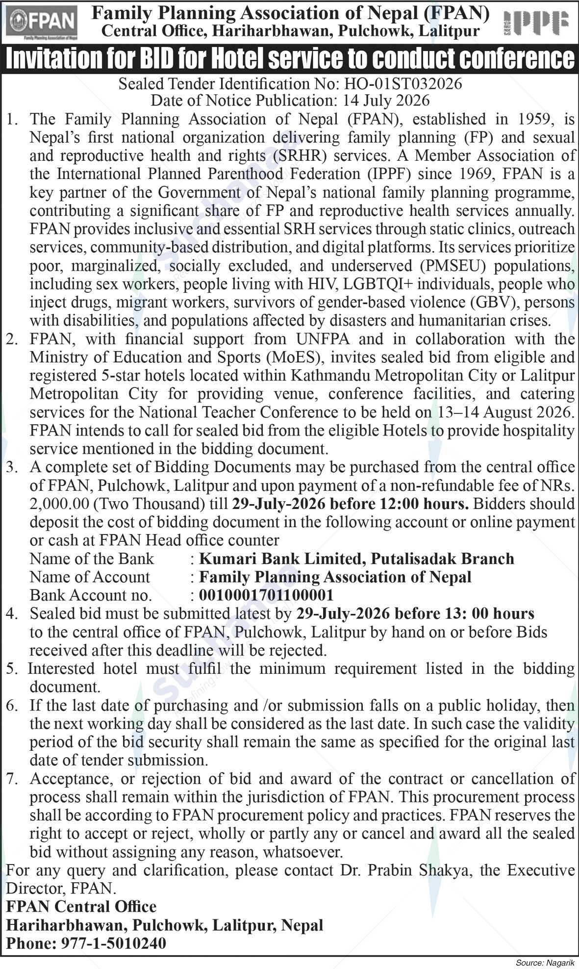 Family Planning Association of Nepal (FPAN)
