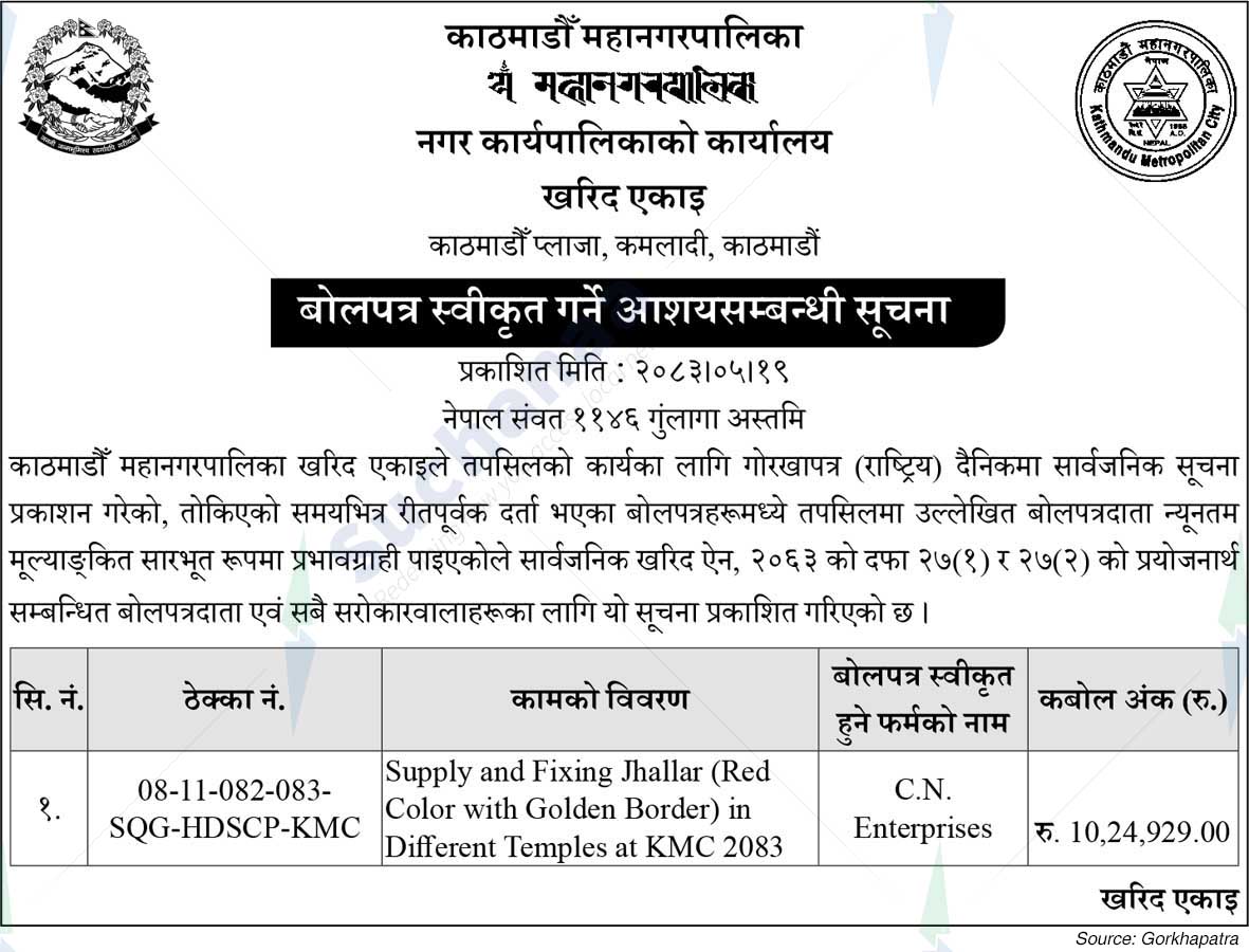 Kathmandu Metropolitan City