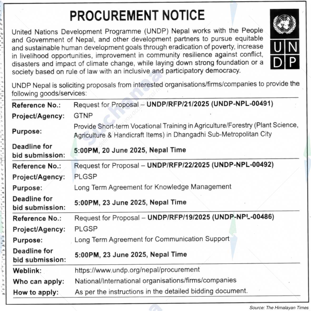 United Nations Development Programme (UNDP)