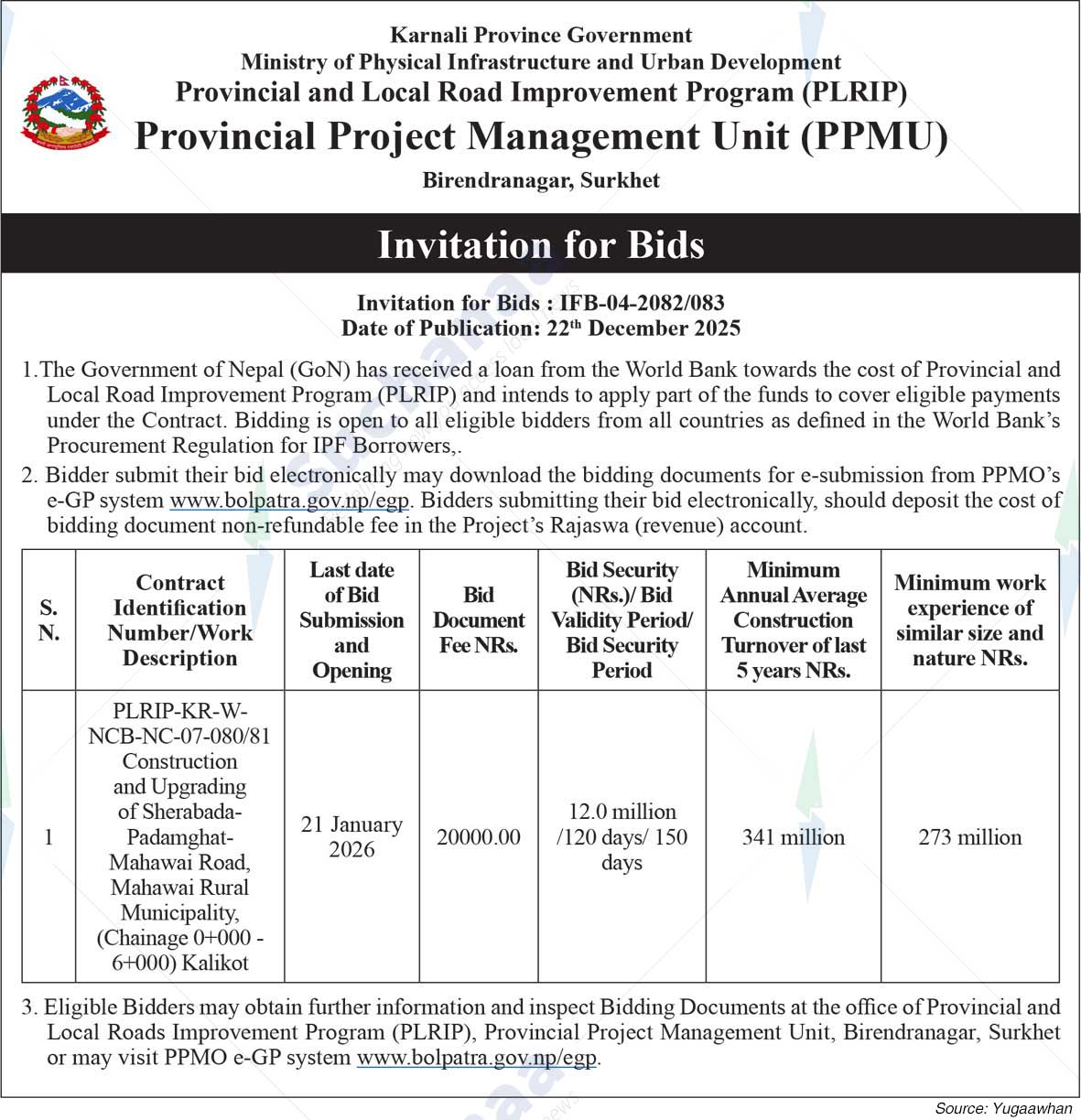 Provincial Project Management Unit (PPMU), Surkhet