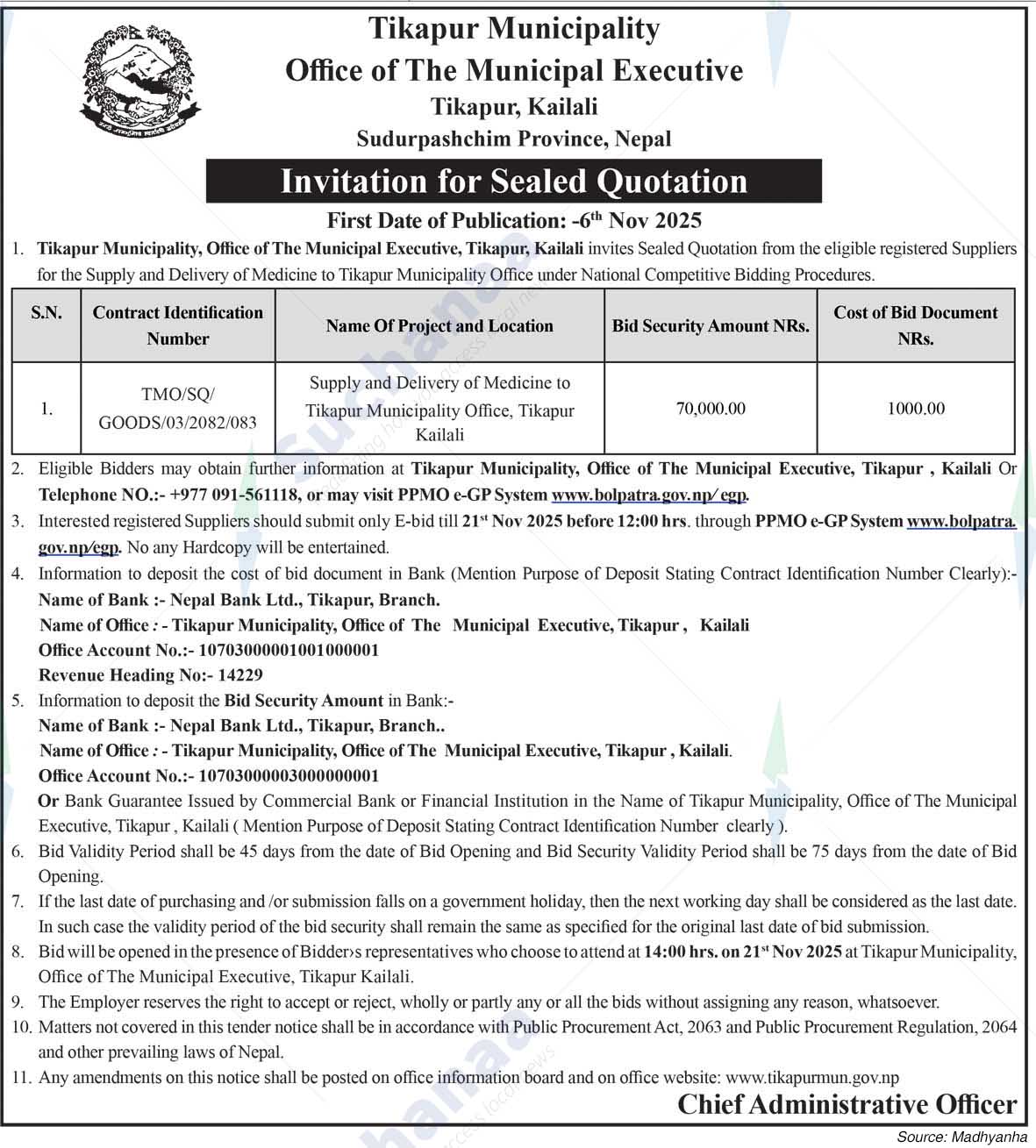 Tikapur Municipality