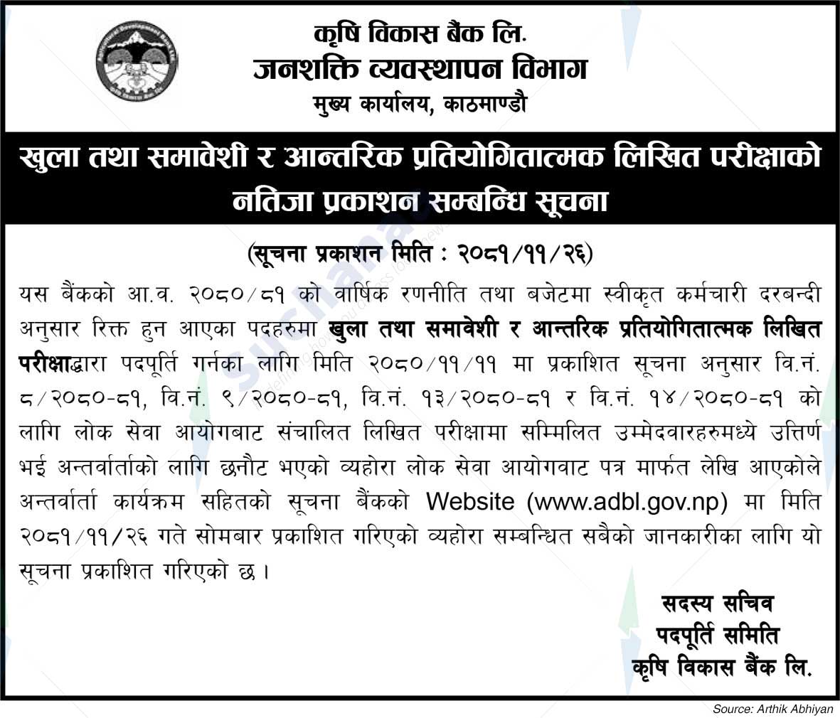 Agricultural Development Bank Ltd.