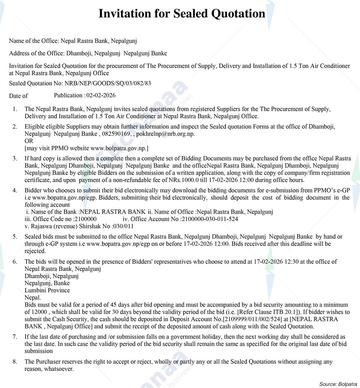 Nepal Rastra Bank, Nepalgunj