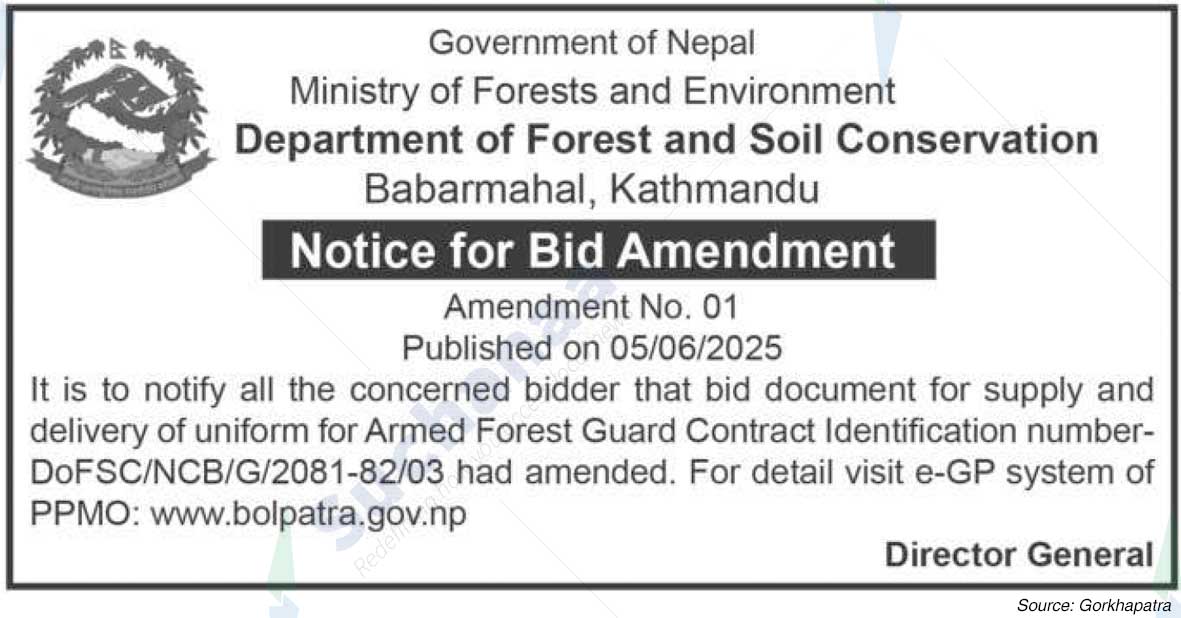 Department of Forest and Soil Conservation