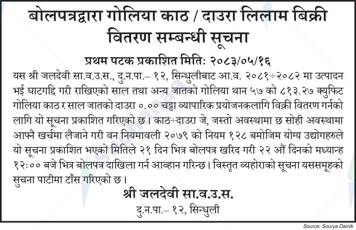Shree Jaldevi Saa.Wa.Wo.Sa.
