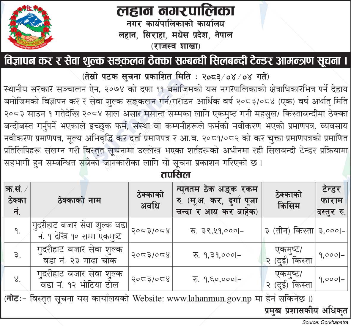 Lahan Municipality