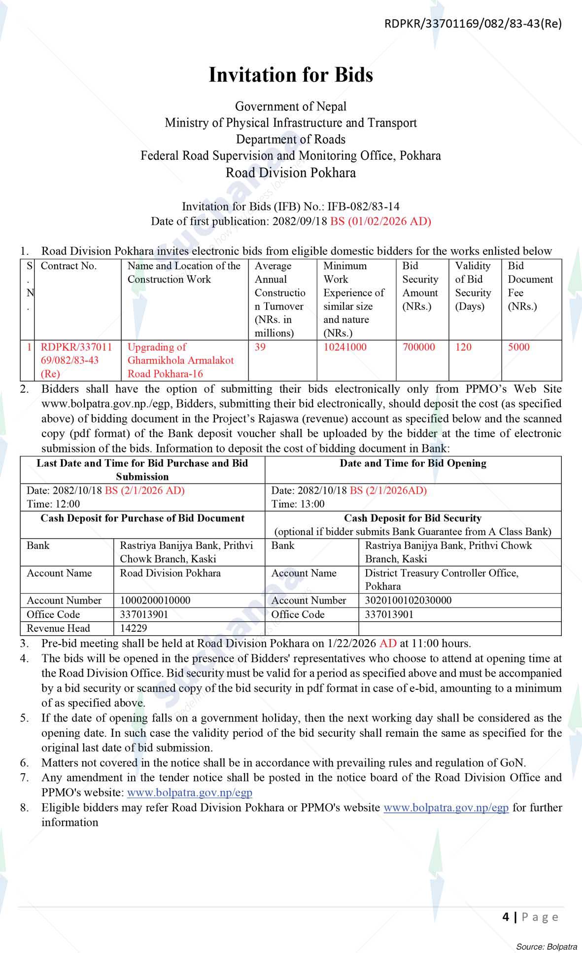 Road Division Pokhara