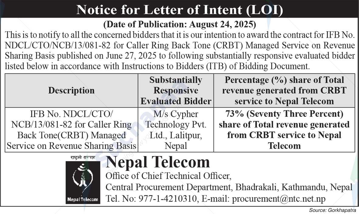 Nepal Doorsanchar Company Limited (NTC)