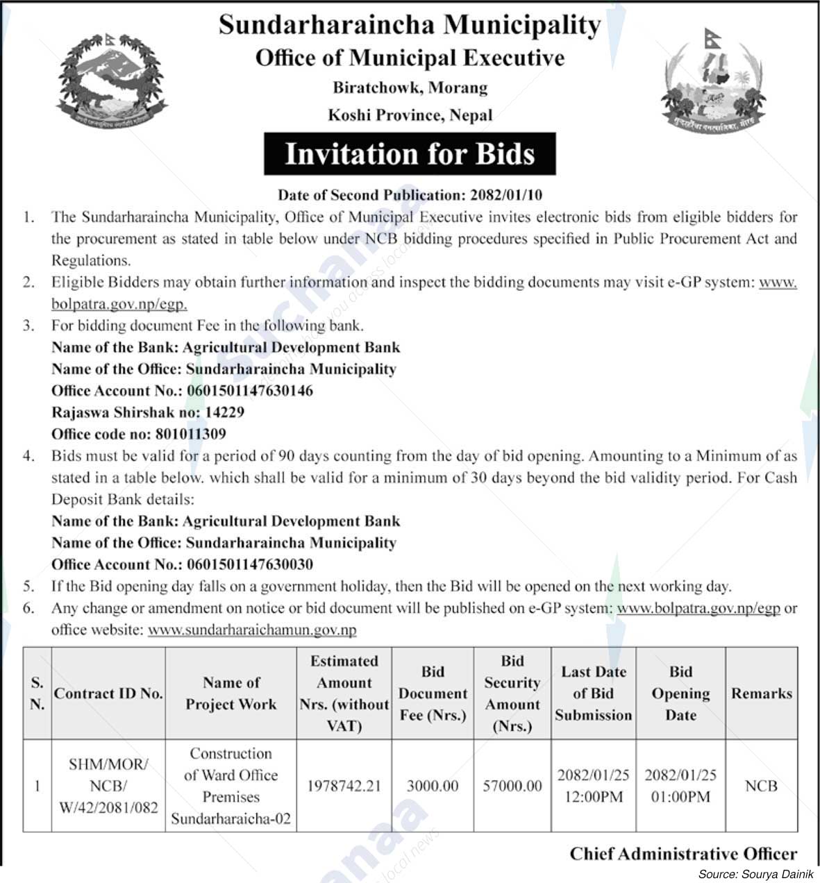Sundar Haraicha Municipality