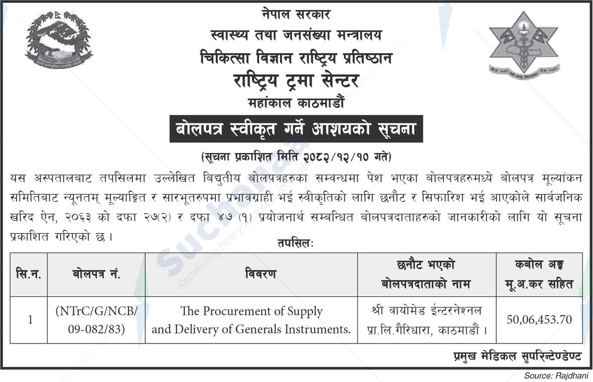 National Trauma Center