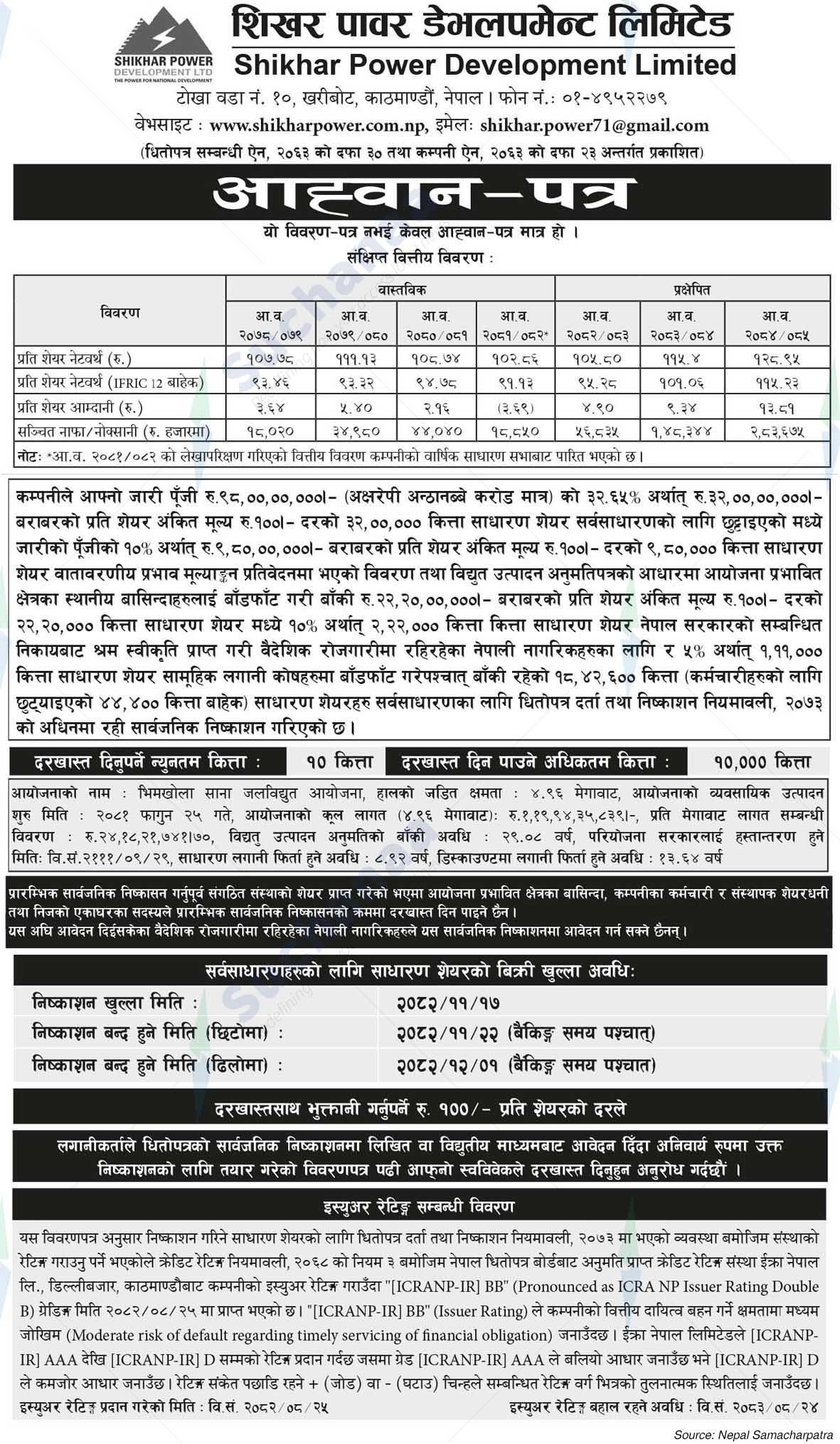 Shikhar Power Development Limited