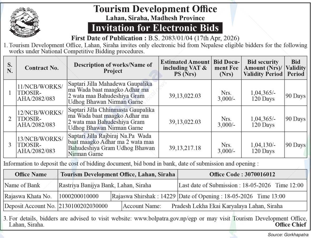 Tourism Development Office, Siraha