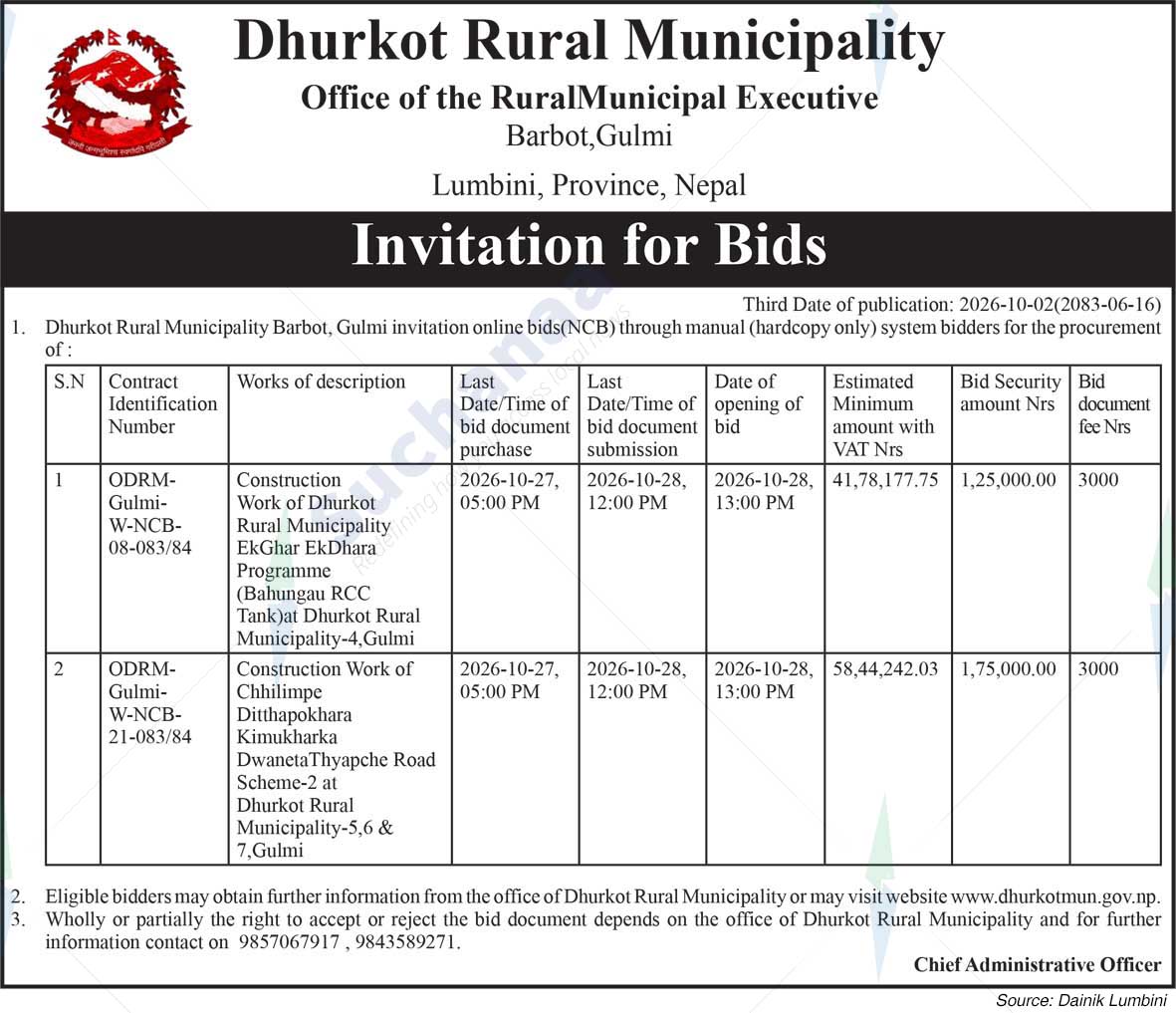 Dhurkot Rural Municipality