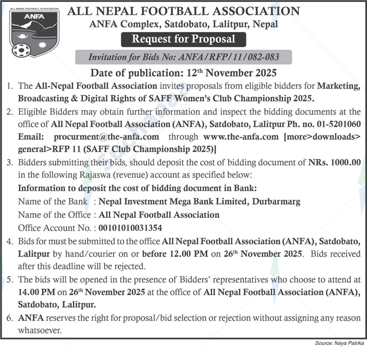 All Nepal Football Association (ANFA)