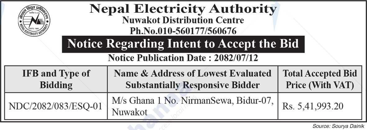 Nepal Electricity Authority