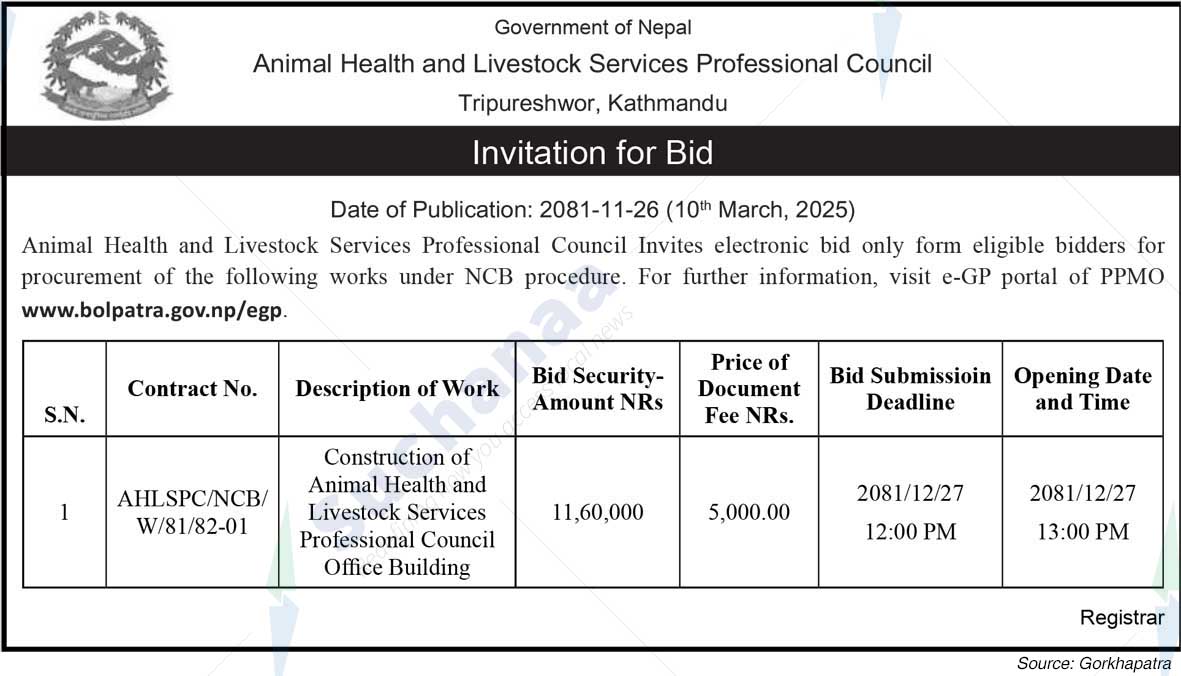 Animal Health and Livestock Services Professional Council