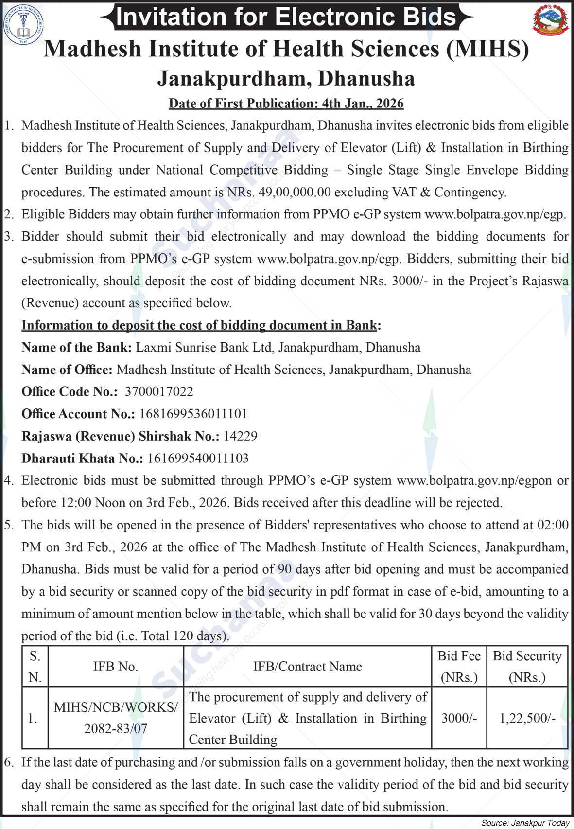 Madhesh Institute of Health Sciences (MIHS)