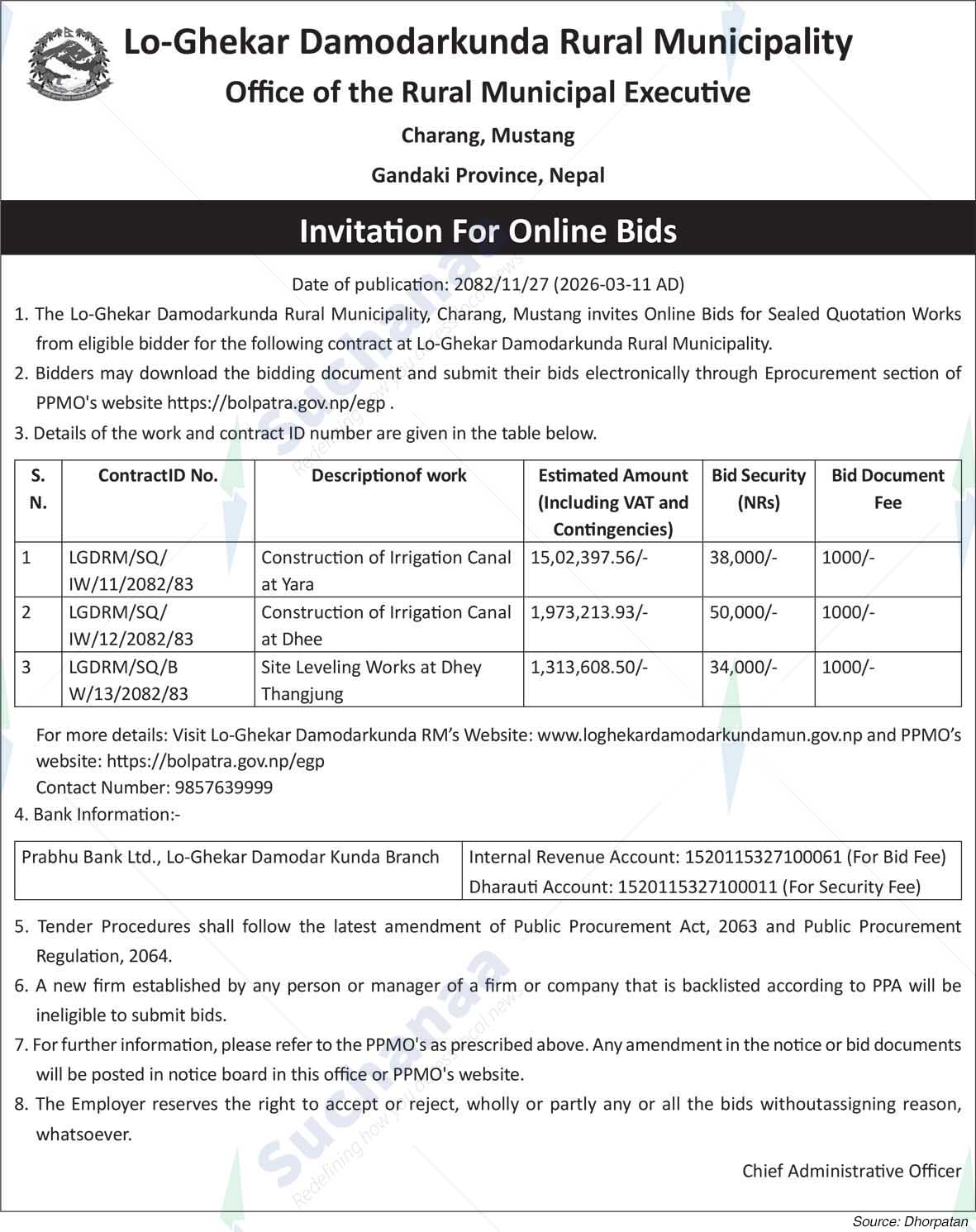 Lo-Ghekar Damodarkunda Rural Municipality