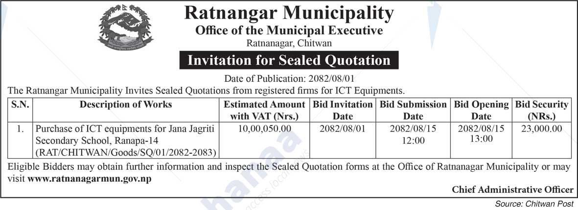 Ratnanagar Municipality