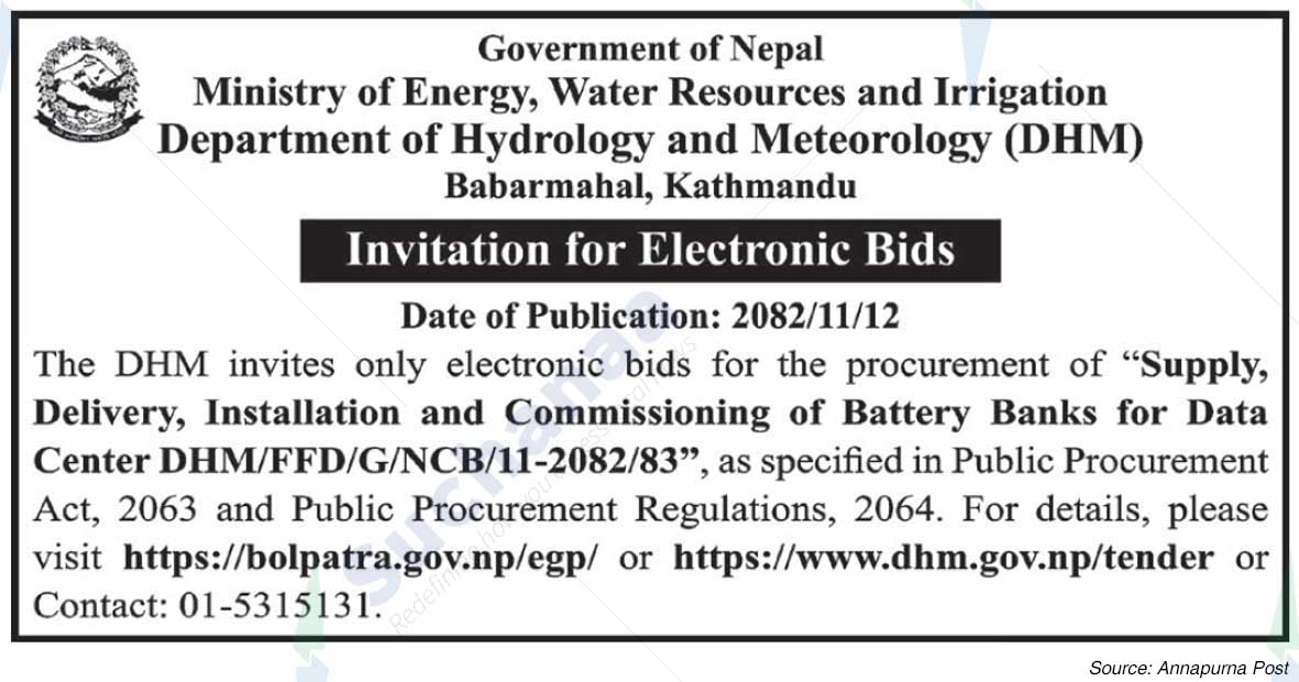 Department of Hydrology and Meteorology (DHM)