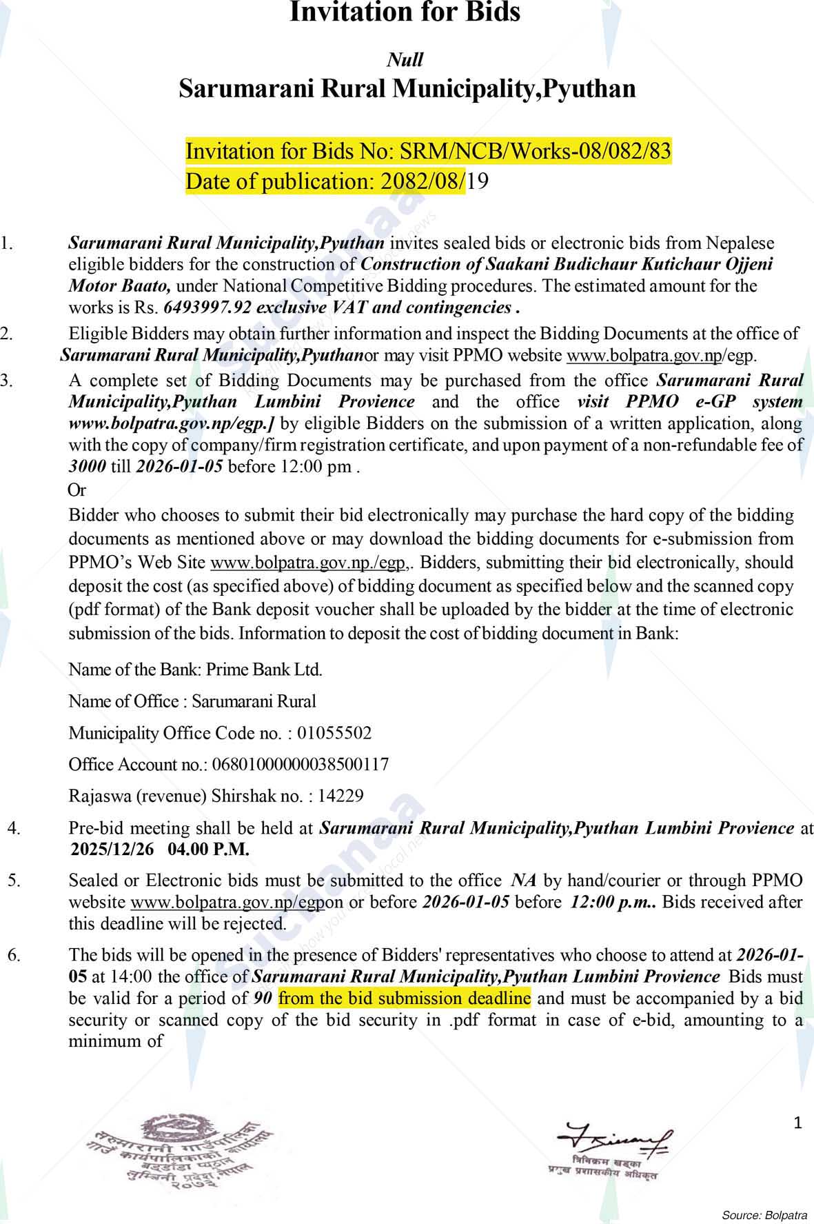 Sarumarani Rural Municipality