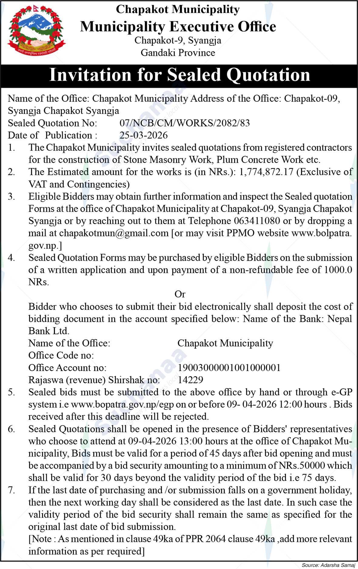 Chapakot Municipality