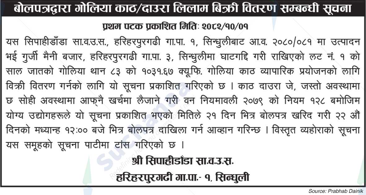 Shree Sipahidanda Saa.Wa.Wo.Sa.