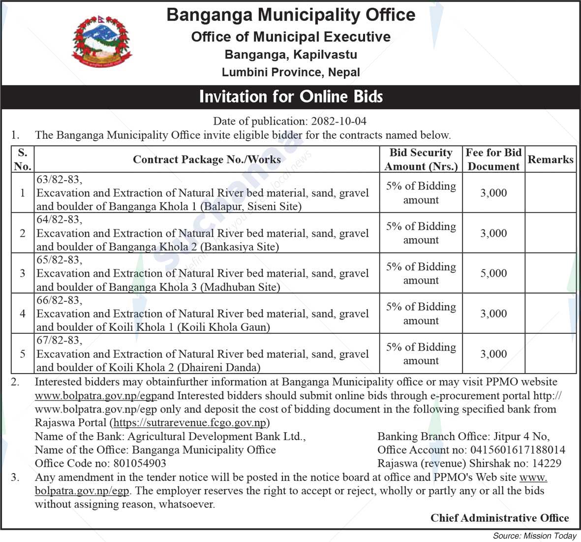 Banganga Municipality