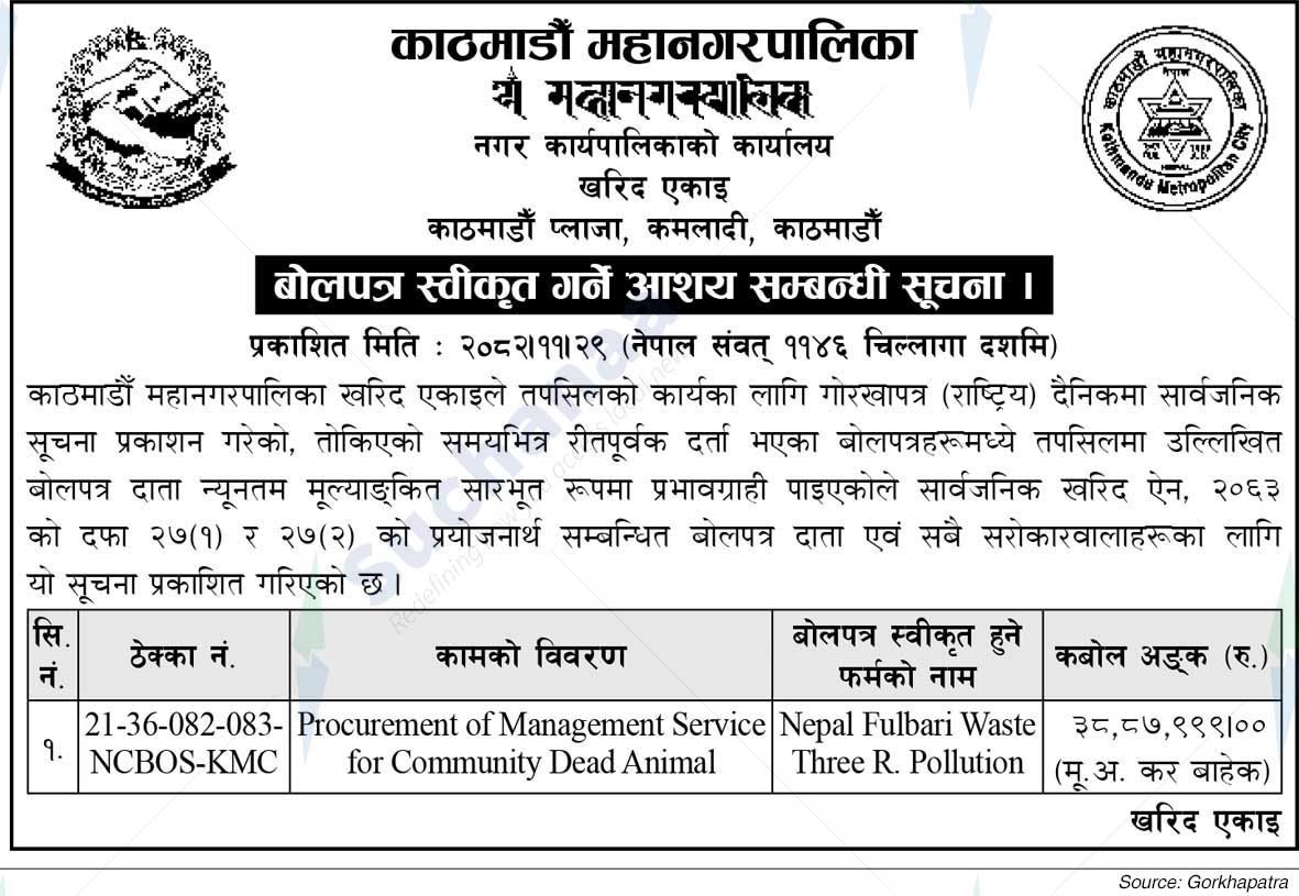 Kathmandu Metropolitan City