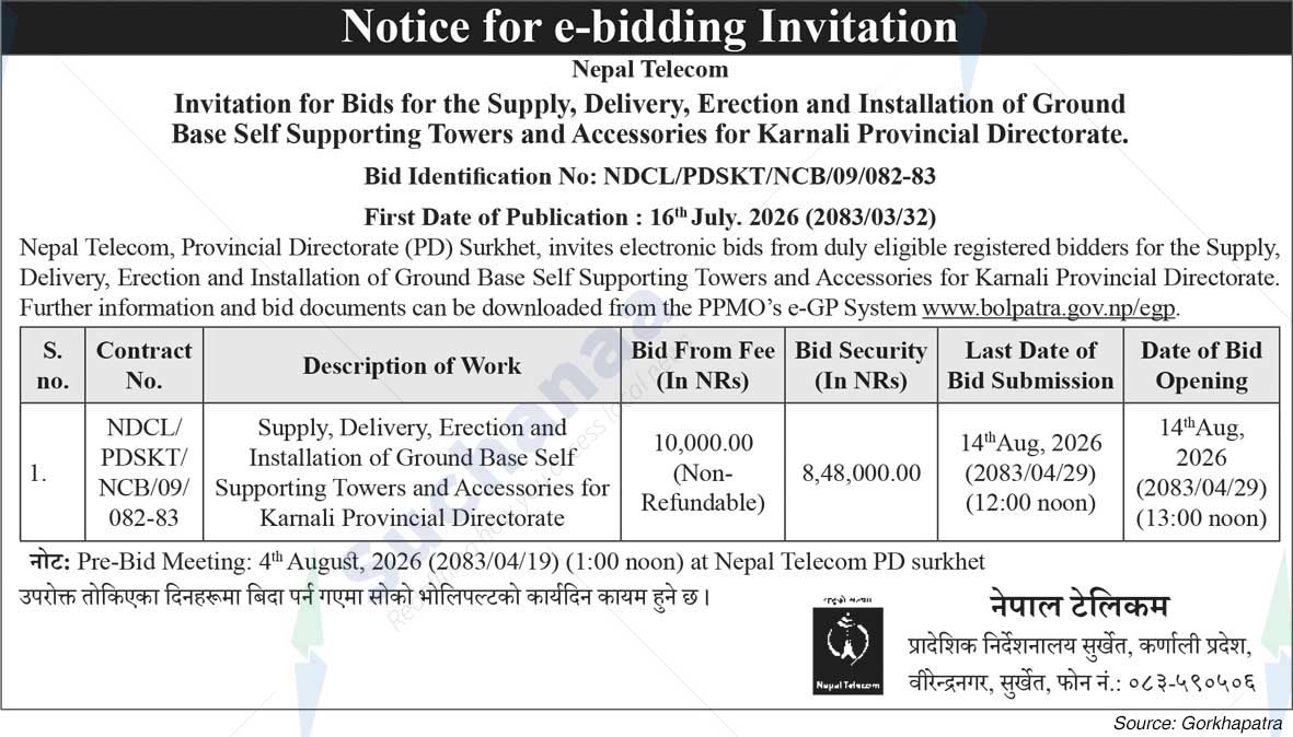 Nepal Doorsanchar Company Limited (NTC)