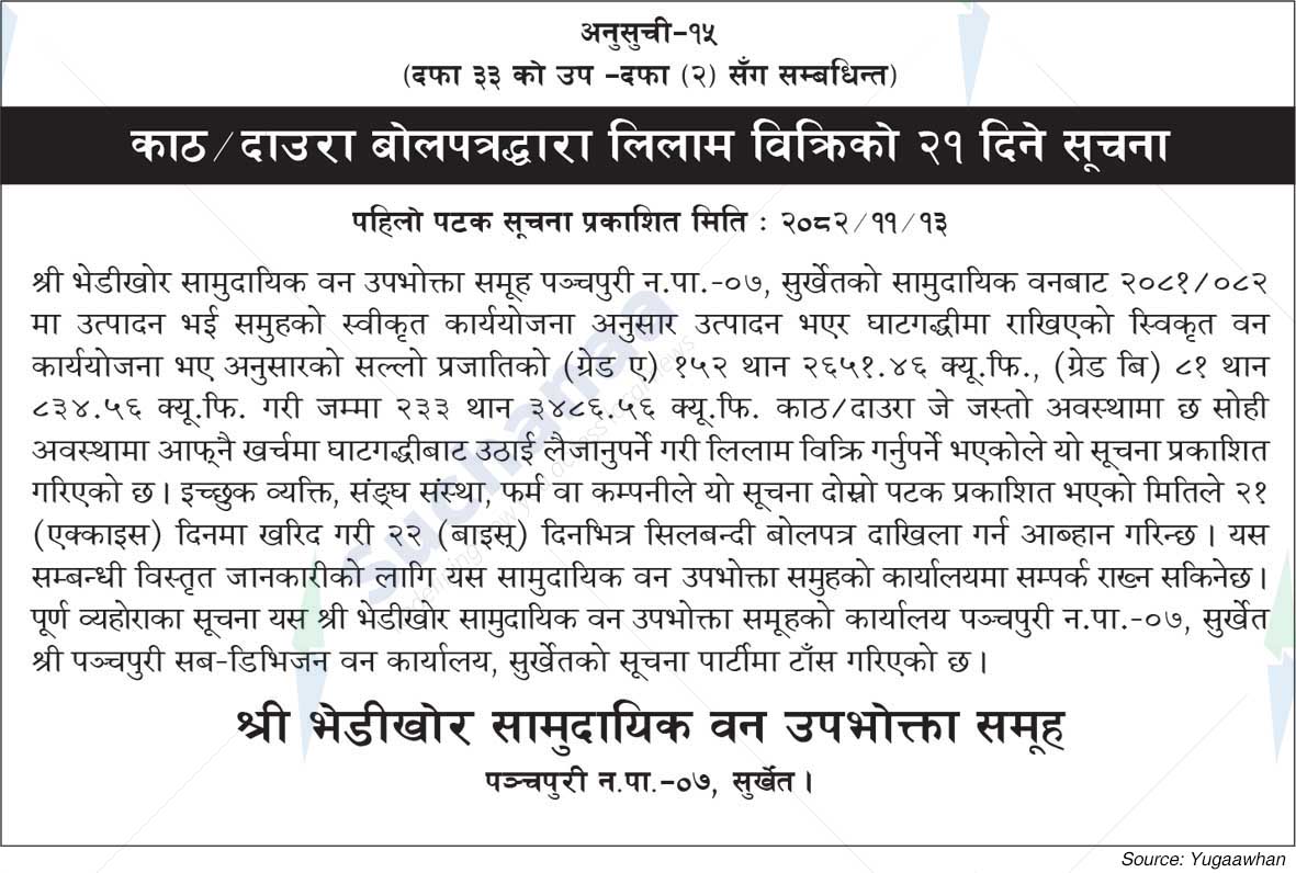 Shree Bhedykhor Saa.Wa.Wo.Sa., Surkhet