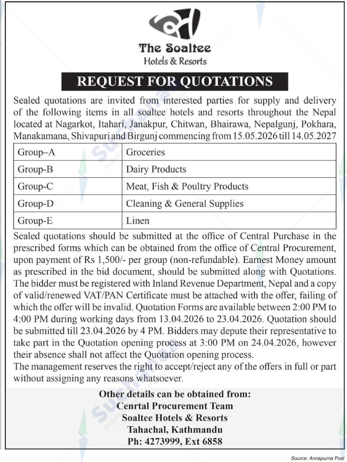 Soaltee Hotel Limited