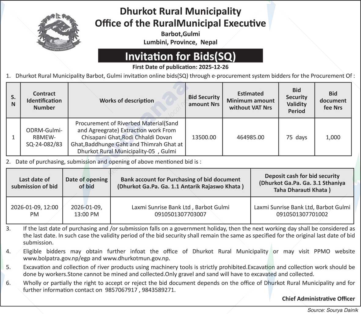 Dhurkot Rural Municipality