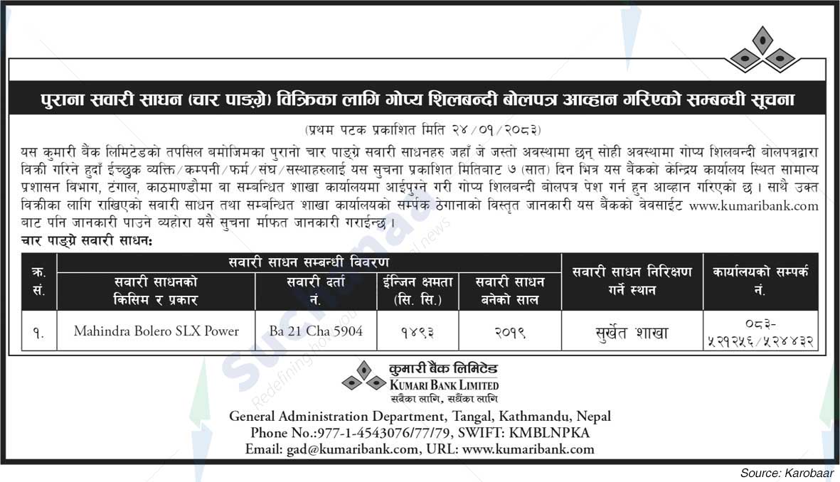 Kumari Bank Limited