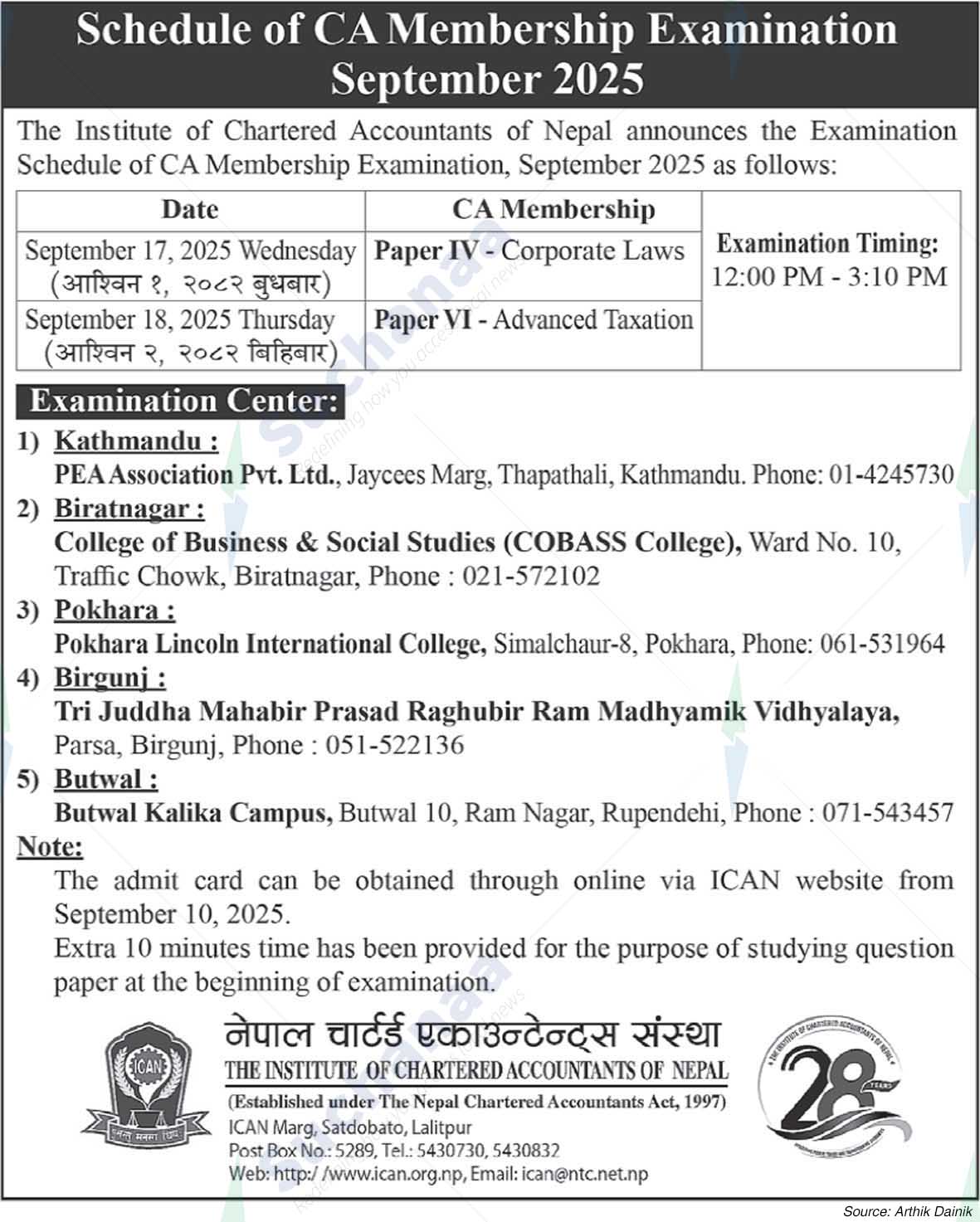 The Institute of Chartered Accountants of Nepal