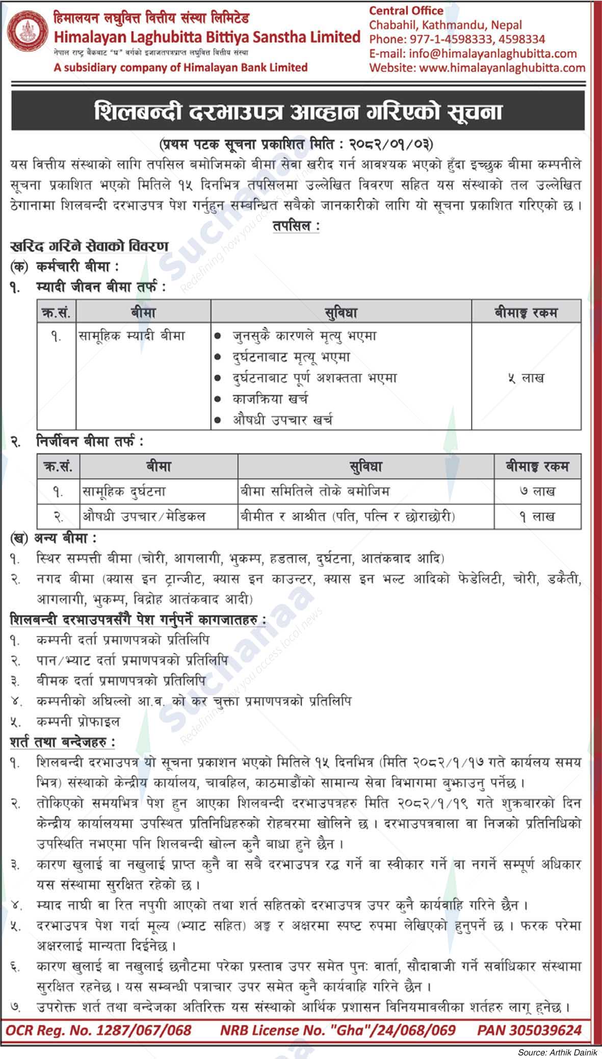 Himalayan Laghubitta Bittiya Sanstha Limited
