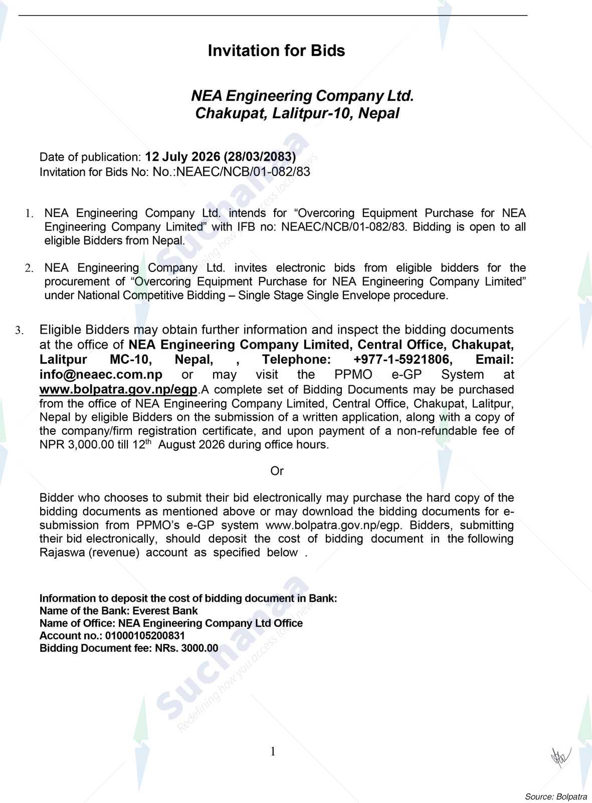 NEA Engineering Company Ltd. (NEC)