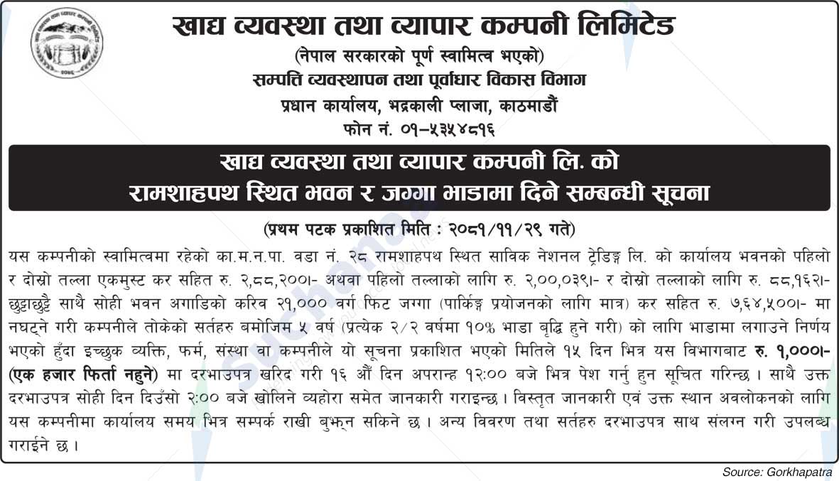 Food Management and Trading Company Limited