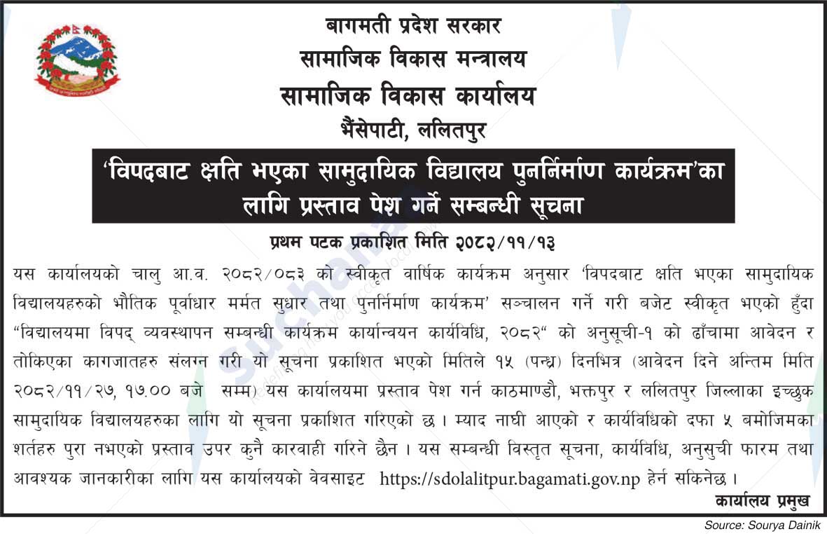 Social Development Office, Lalitpur