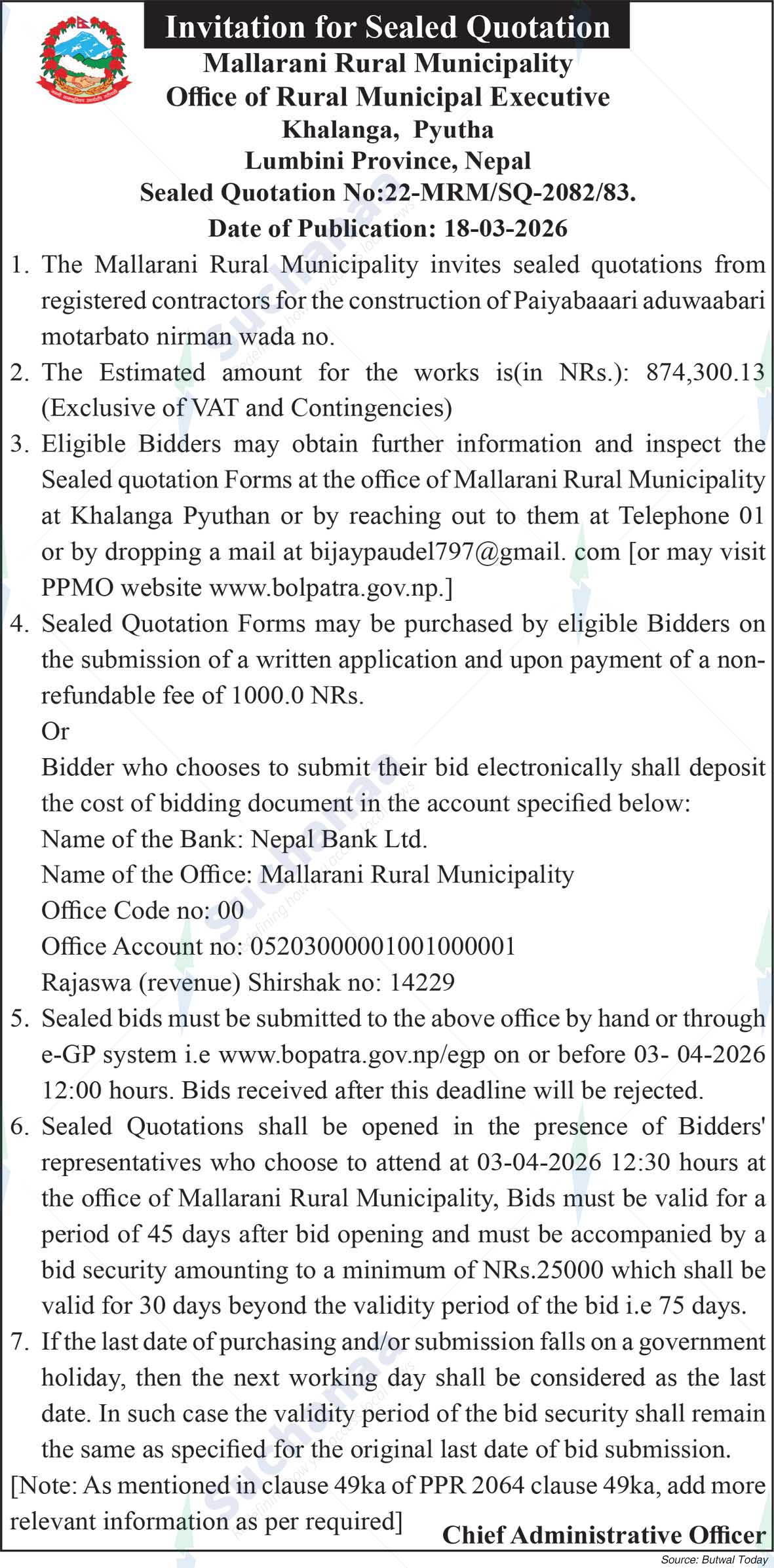 Mallarani Rural Municipality